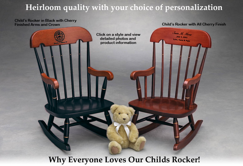Child's Rocker - Childrens Rocking Chair - Heirloom Rocking Chair